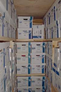 pickup documents, box files for scanning, secure pickup